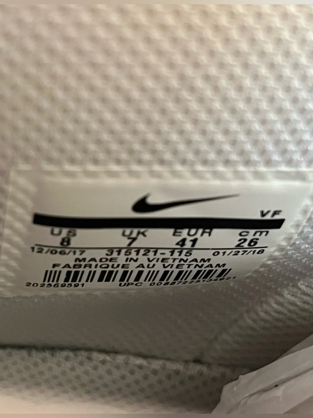 NWOT Nike Air Force 1 High Top Custom